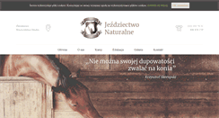 Desktop Screenshot of jezdziectwonaturalne.pl